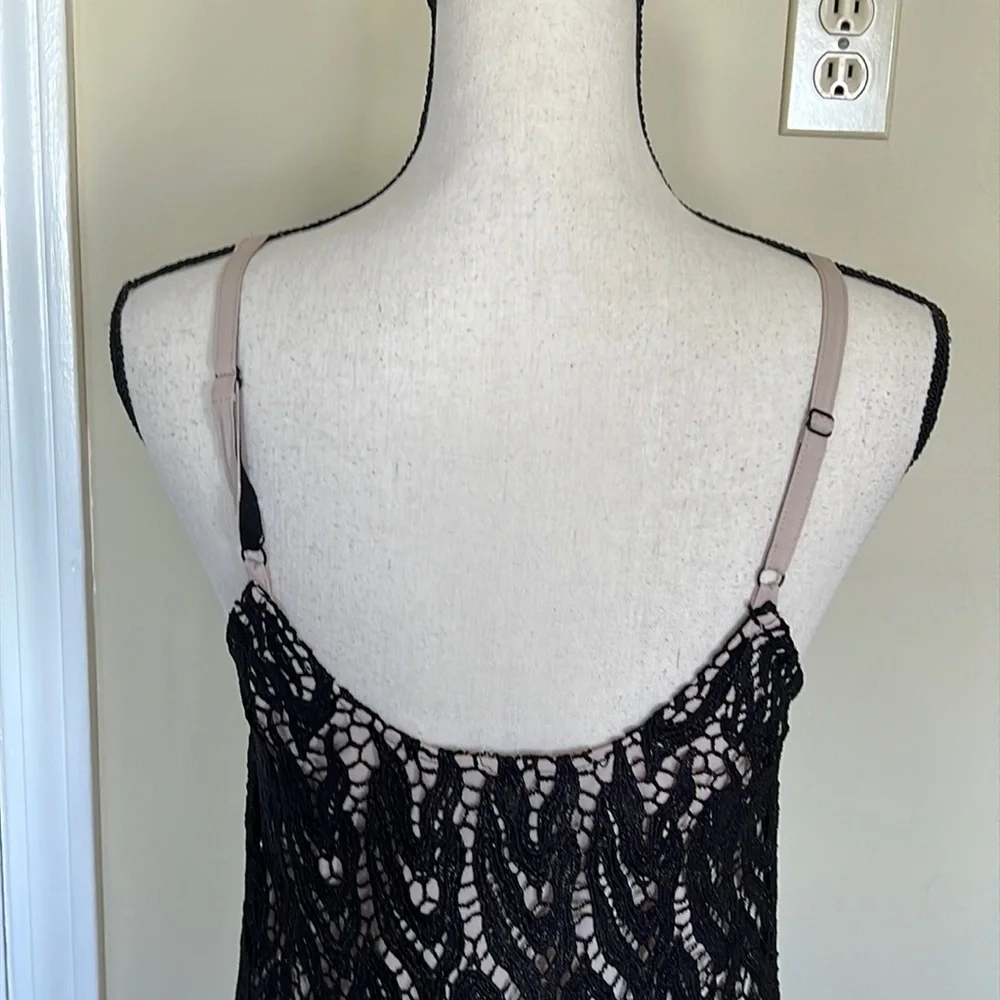 Alice + Olivia Emmie Lace Overlay Dress